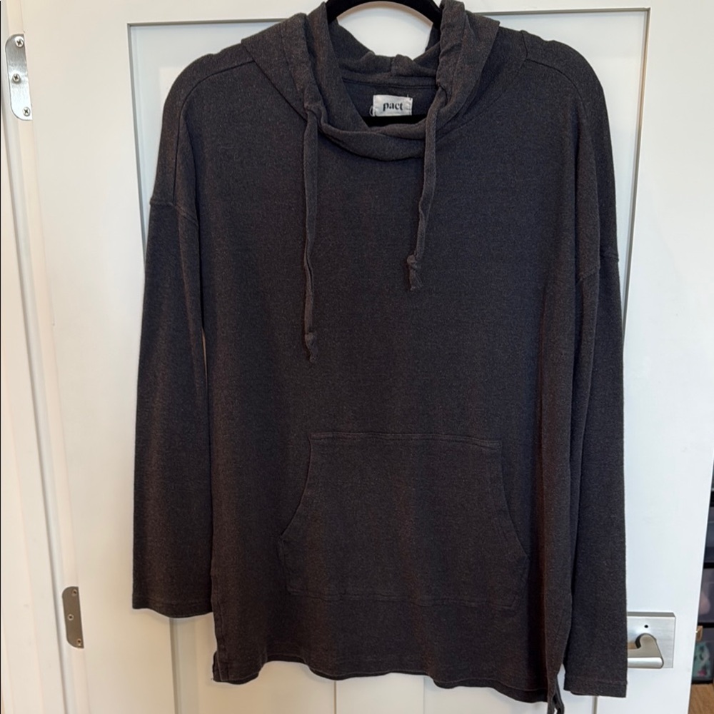 Pact organic cotton Dark Gray Pullover Hoodie